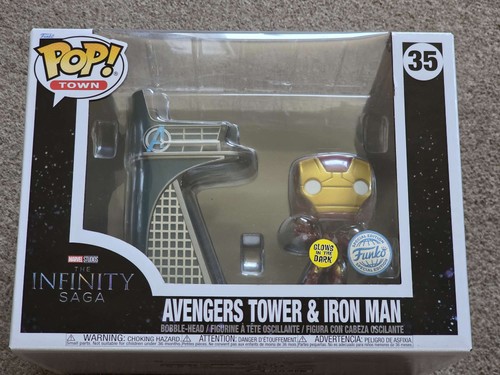 Damaged box avengers tower - damaged, &